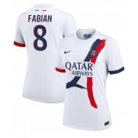 Paris Saint-Germain Fabian Ruiz #8 Fotballklær Bortedrakt Dame 2024-25 Kortermet